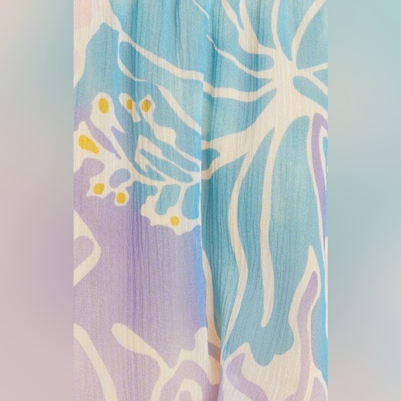 Ramy Brook Addison Floral Off the Shoulder 100% Silk Top Size Small NWT - Picture 13 of 16